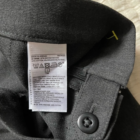 Banana Republic dress pant Trouser size 6 business casual grey professional - Picture 2 of 4